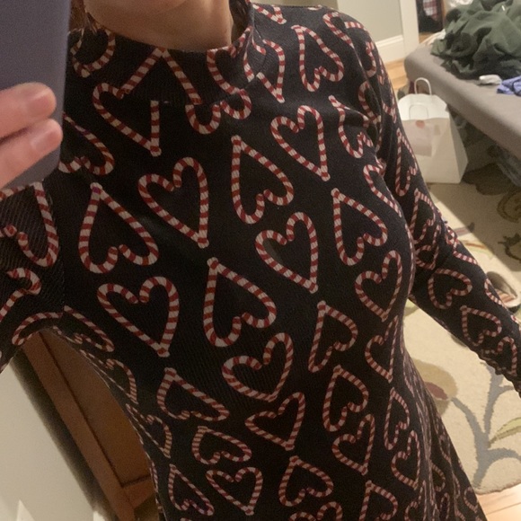 Ribbed Candy Cane Dress - Picture 2 of 11